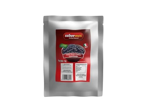 SABORMEX Schwarze Bohnen ganz. Beutel 1kg Cover
