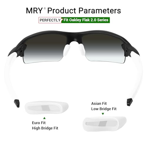 Image of Mryok Replacement Earsocks Nosepieces Kits for Oakley Flak 2.0 OO9295 / 2.0 XL OO9188 - Options