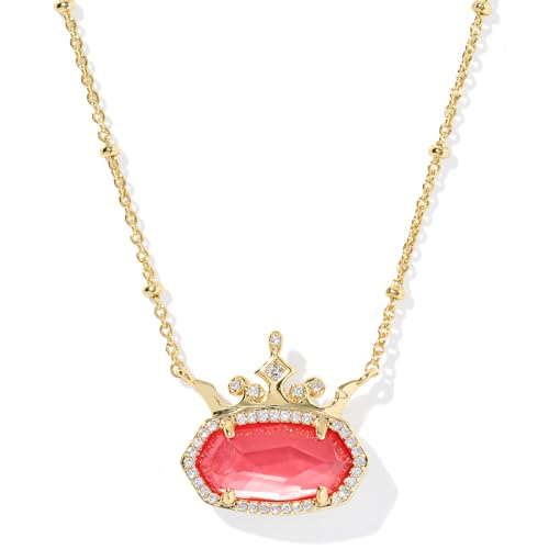 Kendra Scott Disney Elisa Princess Short Pendant Necklace, Fashion Jewelry for Women