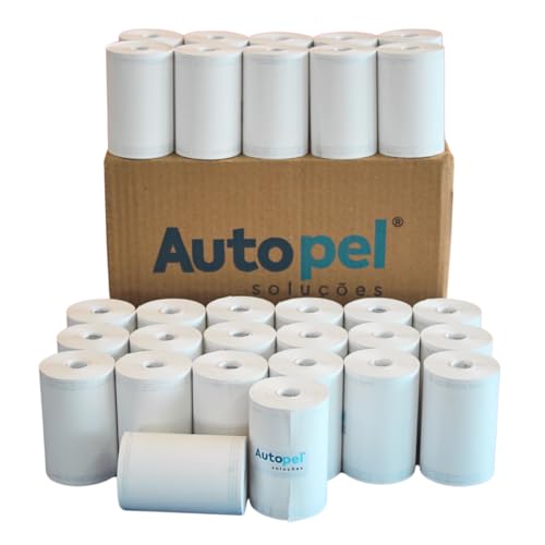 Caixa Com 30 Unidades De Bobinas 80x40 40 Metros Branco 44 G