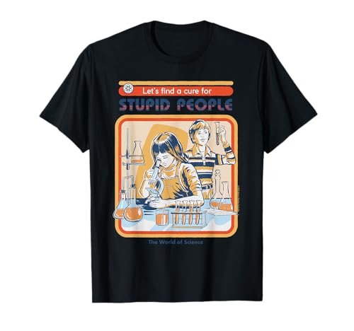 A Cure for Stupid Sarcastic Retro Vintage Funny Adult Humor T-Shirt