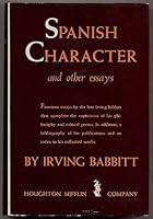 Spanish Character, and Other Essays B001N8CC3Q Book Cover