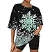 Womens Christmas Pajama Sets Printed Short Sleeve Crewneck Tops Shorts Pjs Suit Fashion Casual Festival Home Pajamas