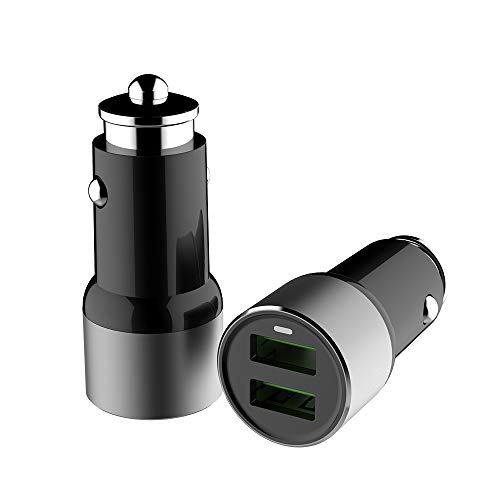 Carregador Veicular C3 Tech, preto, Com 2 USB 3,6A, UCV-60BK