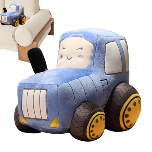Jouet tracteur mignon doudou peluche oreiller de canapé enfant - 7