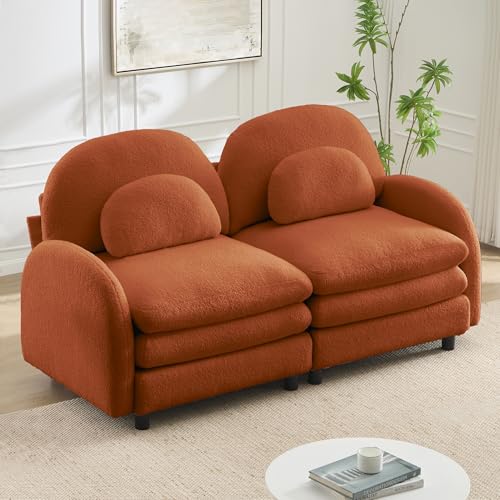 CZBZ Loveseat Sofa with Cloud-Like Softness and Supportive Double-Layer Cushion,