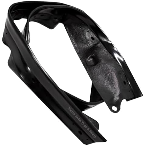 Sierra Auto Tops Replacement Rain Rails for Miata Convertible Top, fits Mazda Miata MX5 models 1990-2005, Premium Grade Rubber PVC, Black Cover