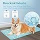 Pawtasy Kühlmatte Hund, Kühldecke für Hunde und Katzen, Kühlkissen mit Ungiftiges Gel, Hundekühlmatte Selbstkühlend für Große Mittelgroße Haustiere, Kühlende Hundematte - L 51 x 90.4 cm