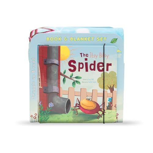 Binks & Books Baby Blanket & Nursery Rhyme Book Set | Itsy Bitsy Spider