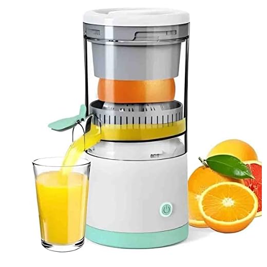 Espremedor Suco Fruta Sem Fio Usb Portatil 45W Mix Laranja Limao Melancia Cozinha Cocçao