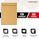 Emerson 50x Versandtasche Braun DIN C5 162 x 229 mm 80g großer Briefumschlag Maxibrief haftklebend ohne Fenster Umschlag groß C5 braun Briefkuvert a5 envelope big brown große Versandtasche Papier