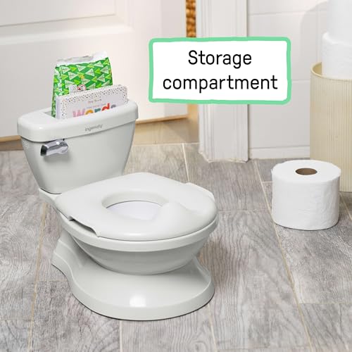 Ingenuity My Size Potty Training Toilet Kit with Sylvi Potty Training Book, Makes Learning Fun with Sticker Chart, Plush Toy, Mini Toy Potty, Full-Sized Toddler Toilet with Removable Potty Seat by Ingenuity - Used condition - Image 8
