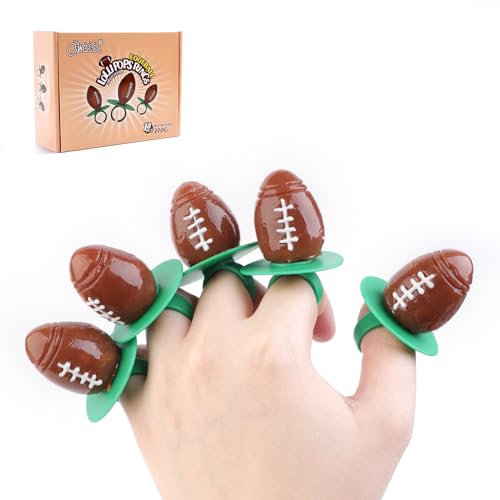 Football Ring Lollipops Grape Flavor