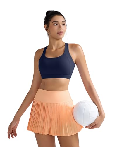 Image of RUNNING GIRL Sports Bra for Women, Molded Cup High Impact Sports Bras for Women with Sewn in Pads