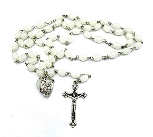 Zuluf Holy Land Beads Rosary Catholic Necklace with Holy Soil For Boys and Girls Religious Rosary Hand Made