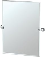 Vista 10 de Gatco 4149SM Jewel Espejo rectangular sin marco, cromo, 24 pulgadas de alto