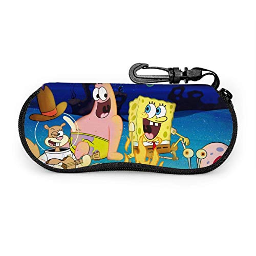 Preisvergleich Produktbild Cartoon Brillenetui Sonnenbrille Organizer Ultra Soft Light Neopren Reißverschluss Brillenetui Aufhängbar