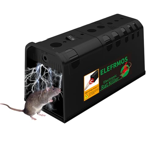 ELEFRMOS Elektrische Mausefalle,Rattenfalle Elektrisch,Elektrische...