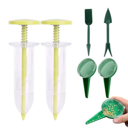 Mini dispersor manual de semillas para jardín