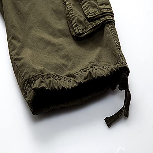 Herenshorts Effen kleur Losse werkkleding met meerdere zakken Rechte mode Comfortabel Casual Veelzijdig Knap - Afbeelding 7