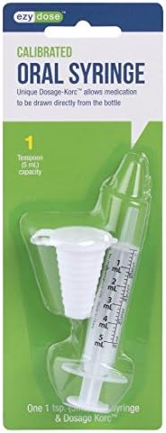 Ezy Dose Kids Oral Syringe & Medicine Dispenser, 5 mL 2 TSP, BPA-Free image 4
