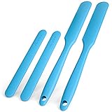 Nicpro Silicone Stir Sticks Kit, 2 PCS Silicone Resin Popsicle Sticks & 2 PCS Silicone Spatula...