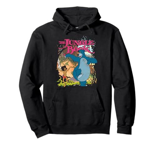 Sweat à capuche Disney Le Livre de la Jungle Mowgli et Baloo