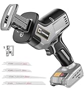 Cordless Reciprocating Saw for DeWalt 20V Max, Brushless Motor Variable Speed, Tool-Free Blade Ch...