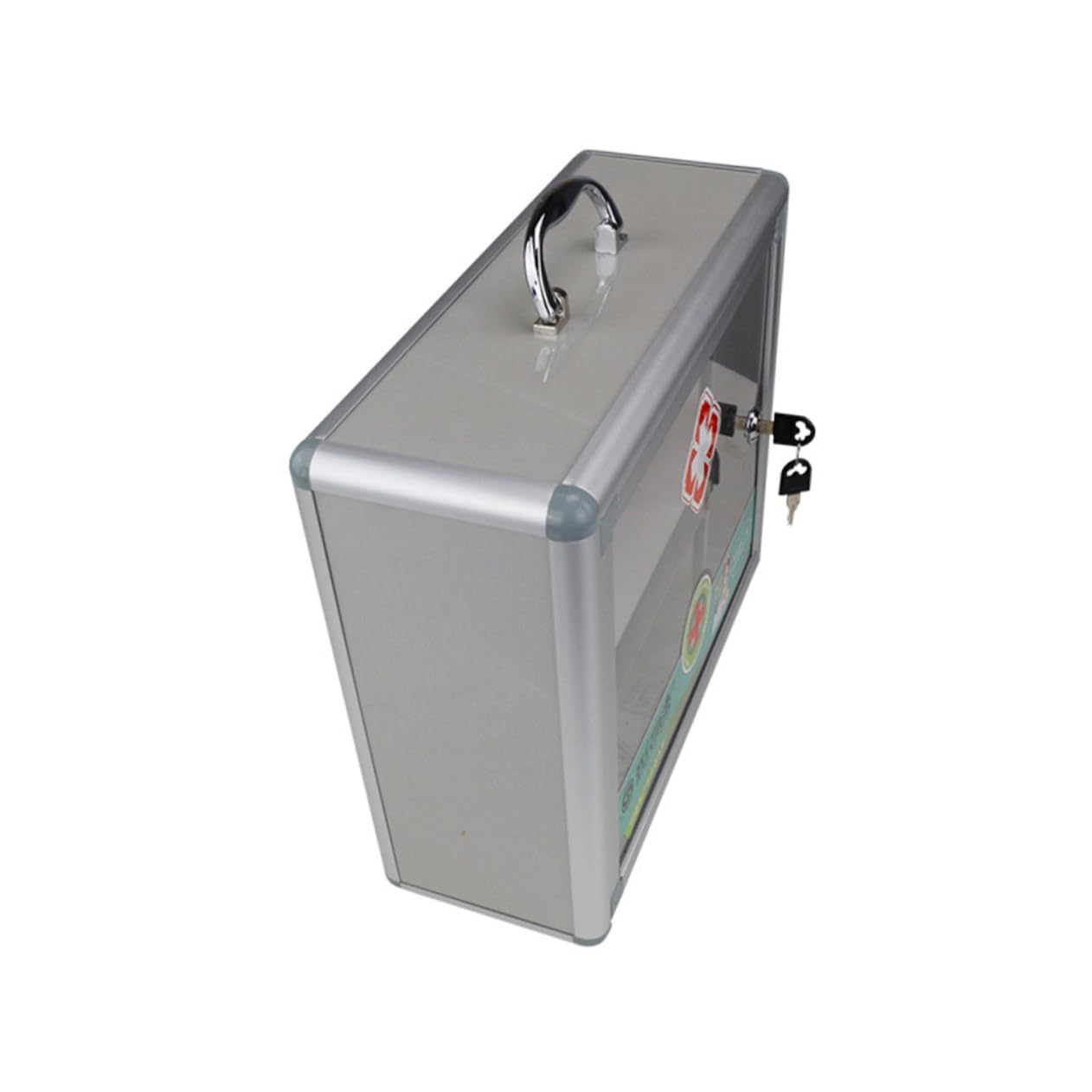 Kit De Caja De Almacenamiento Botiquín De Emergencia Aleación De Aluminio Fácil Montaje Pared