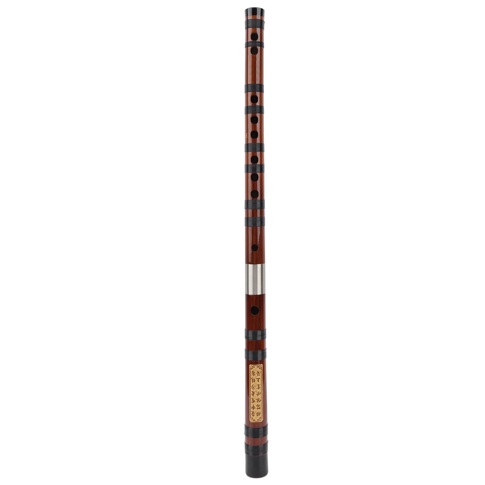 MTLAVISHY Professional F Key Bamboo Flauta Exquisito Instrumento musical ideal para actuaciones musicales y práctica Hecha de 8 años de bambú amargo seco con conector de