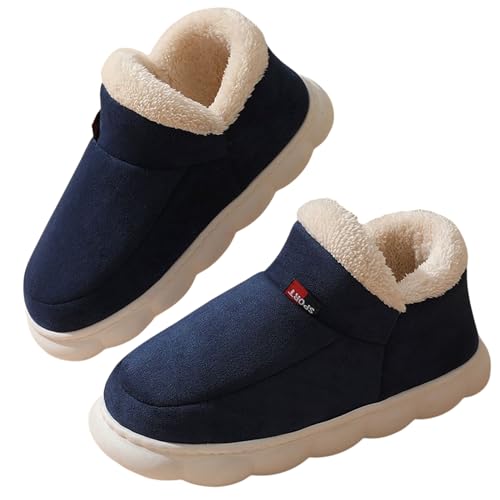 Chausson hiver hommes à semelle épaisse et coton premium