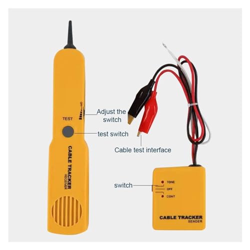Rastreador de cable y red telefónica con receptor y bolsa de transporte 2