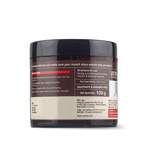 Image of Ustraa Strong Hold Mooch Wax for Men - 100 g