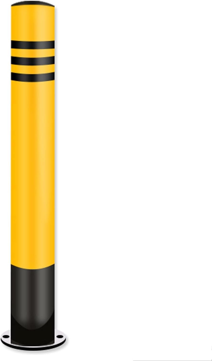 LWJSOCP Reflective Safety Bollards for Driveways - Traffic Control Posts with Adhesive Tape for Garages and Parking Areas, Enhance Visibility and Security