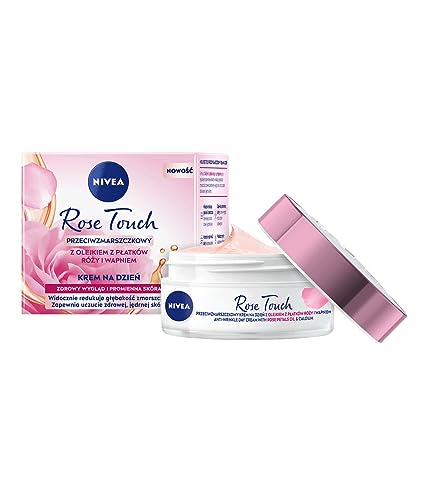 NIVEA Rose Touch Anti-Wrinkle Day Face Cream 50ml, pink, 50 ml (Pack of 1)