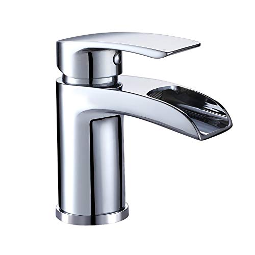 Hapilife DT08B Mélangeurs de robinets de lavabo, Chrome Cover