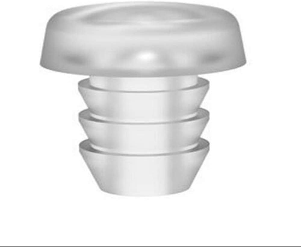 Glass Top Table Bumpers with Stem,Glass Top Rubber Grippers Clear,Glass Table Top Spacers for Patio Table.Soft Steam Bumpers for Glass Table Top.Suitable for 3/16Inch Hole,15Count.