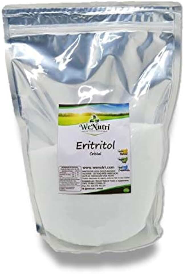 Eritritol Cristal Puro Importado 1Kg Wenutri