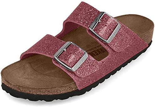 Birkenstock Women's Sandales Arizona Birko Flor Cosmic Sparkle Old  Roseslides, Cosmic Sparkle Old Rose : Amazon.se: Fashion