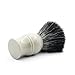 Edwin Jagger 1EJ339SYN Classic Black Synthetic Fibre Eco-Friendly Vegan Exfoliating Shaving Brush for Shaving Cream or Shaving Soap for Men and Women (Grey), Medium, Gray