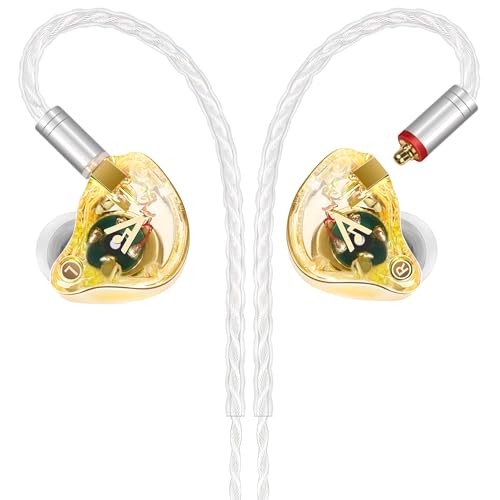 Image of Audiovance Vibes 202 HiFi Wired Earbuds, IEM in-Ear Monitor Headphones