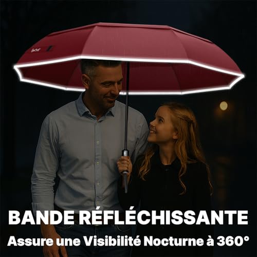 Parapluie de voyage compact et robuste pour affronter les tempêtes - 6