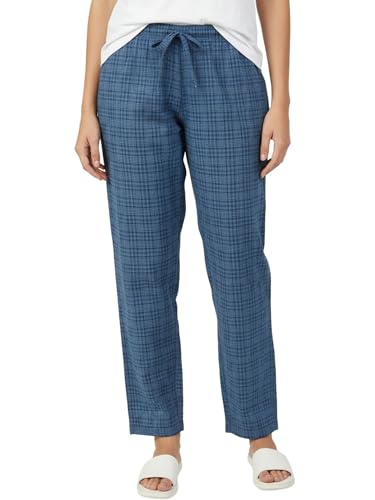 Image of Womens Multicolor Cotton Checkered Pyjama | Checks Pajama for women with Elastic & Drawstring Plus Size (S TO 8XL)