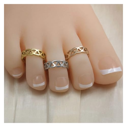 Anillo con forma de estrella en V de tamaño regulable y resistente al agua 4