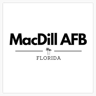 MacDill AFB, Florida | Dear Military Spouse Sticker Bumper Sticker Vinyl Decal 5"