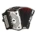 Hohner Panther Diatonic Accordion - Keys GCF (SOL) Bundle with Gig Bag and Austin Bazaar Polishing Cloth