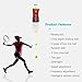 Yarsanor Portable Tennis Launcher, Automatic Tennis Ball Launcher with Remote Control and Features Custom Tennis Serve Setup, Serve Frequency 2-6 Seconds, 3 to 6 Hr Runtime(Size:220V)
