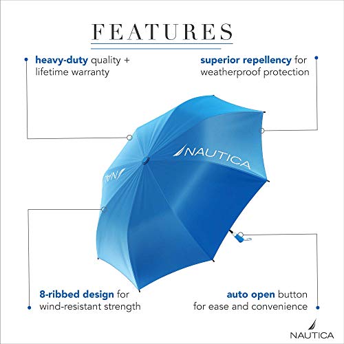 Nautica 2-Person Umbrella - Large, Portable, Lightweight & Folding - Best Windproof Umbrellas for Rain, Sun & Wind… - Image 4