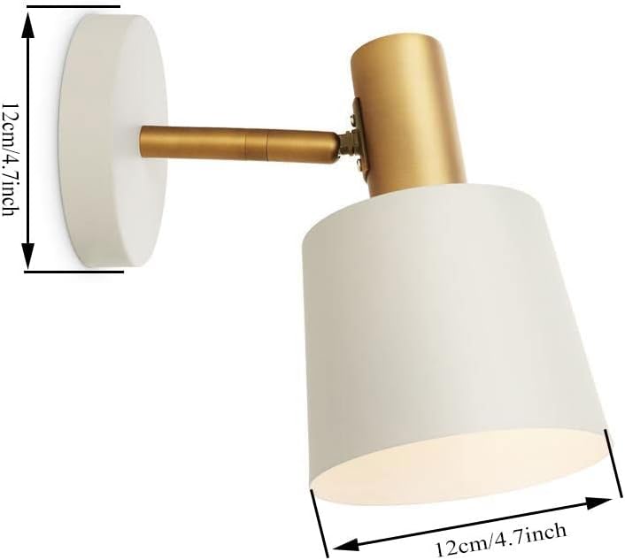 Miniatura 5 de ANUOMY Apliques de pared nórdicos de 2 piezas alimentados por batería, lámparas de pared sin cable, luces de pared de control remoto, decoraciones