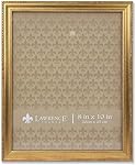Lawrence Frames Classic Bead Picture Frame, 8x10, Gold